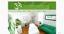 Desktop Screenshot of fremantlemassage.com.au
